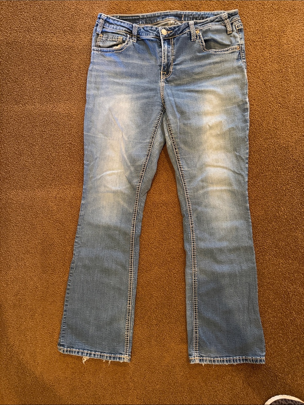 Women’s Boot Cut Jeans in Light Blue